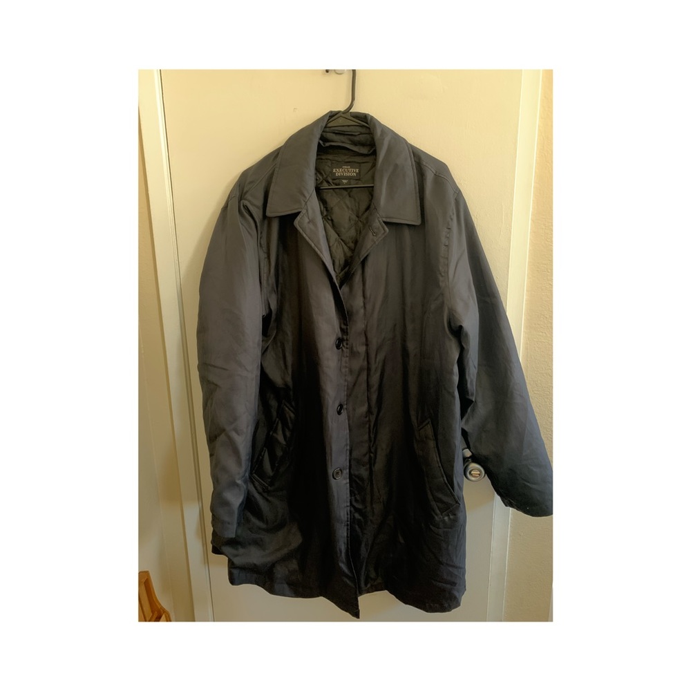 Navy Blue Trench Coat
